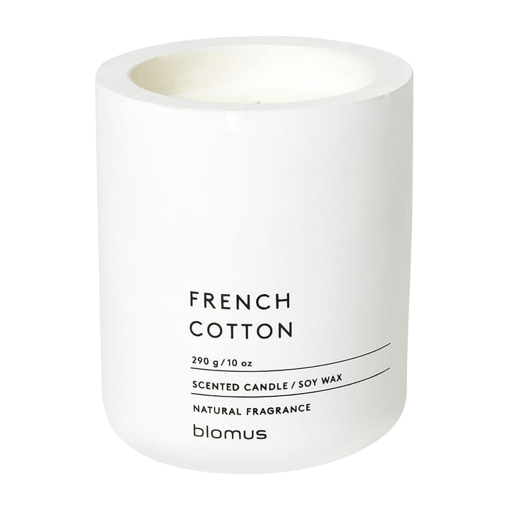 Fraga duftlys 55 timer - French Cotton-Lily White - Blomus