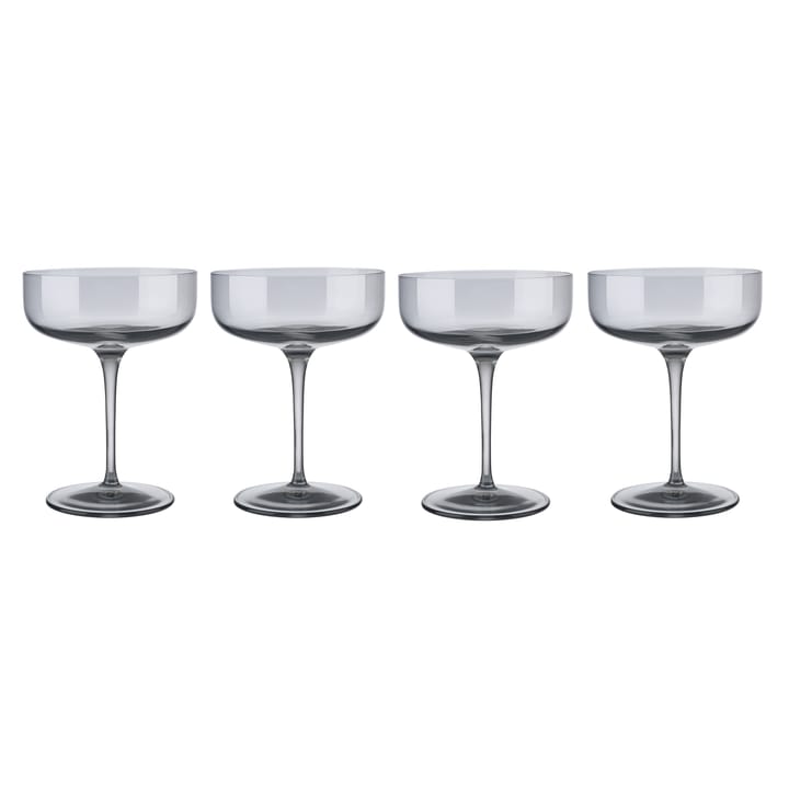 Fuum champagneglass coupe 30 cl 4-pakning - Smoke - Blomus