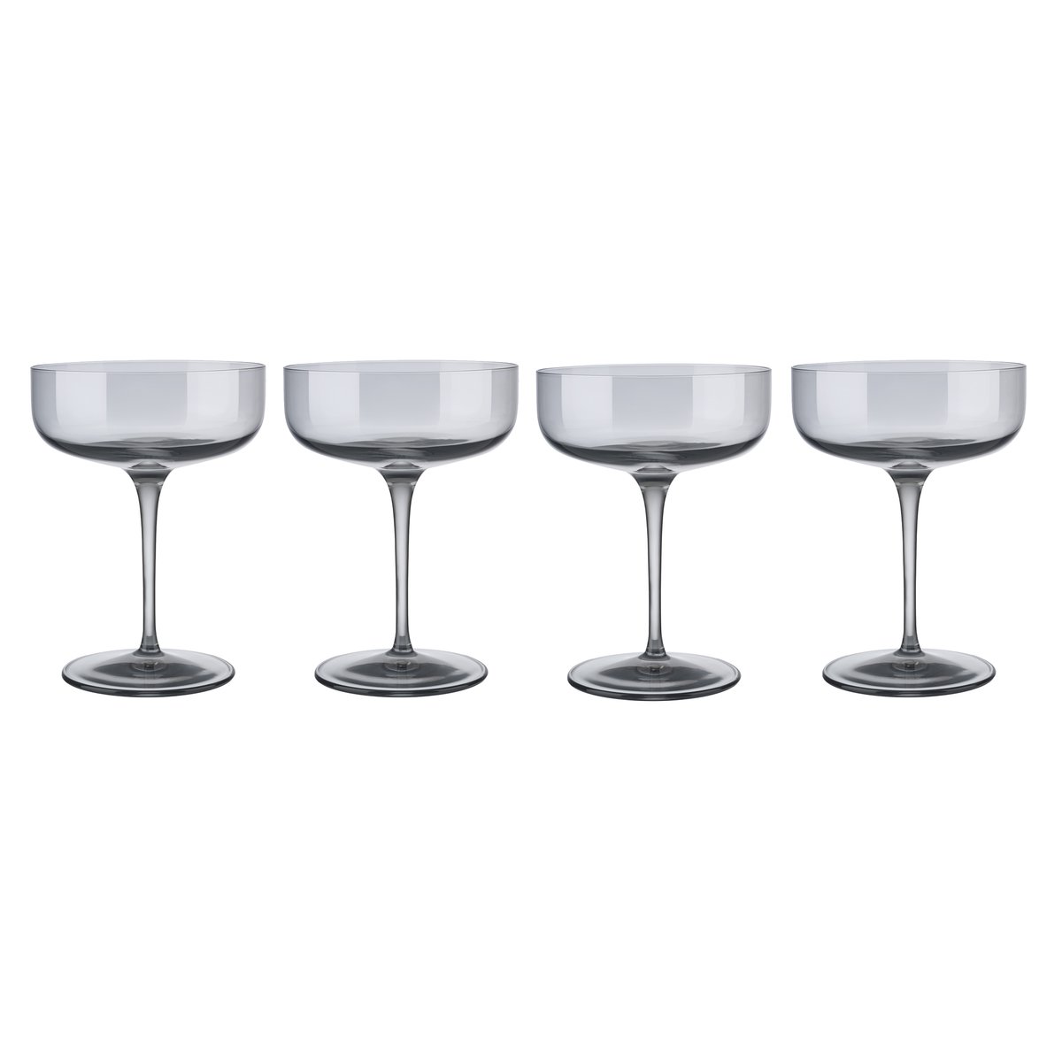 blomus Fuum champagneglass coupe 30 cl 4-pakning | Skandinavisk Design | Champagneglass | Grå