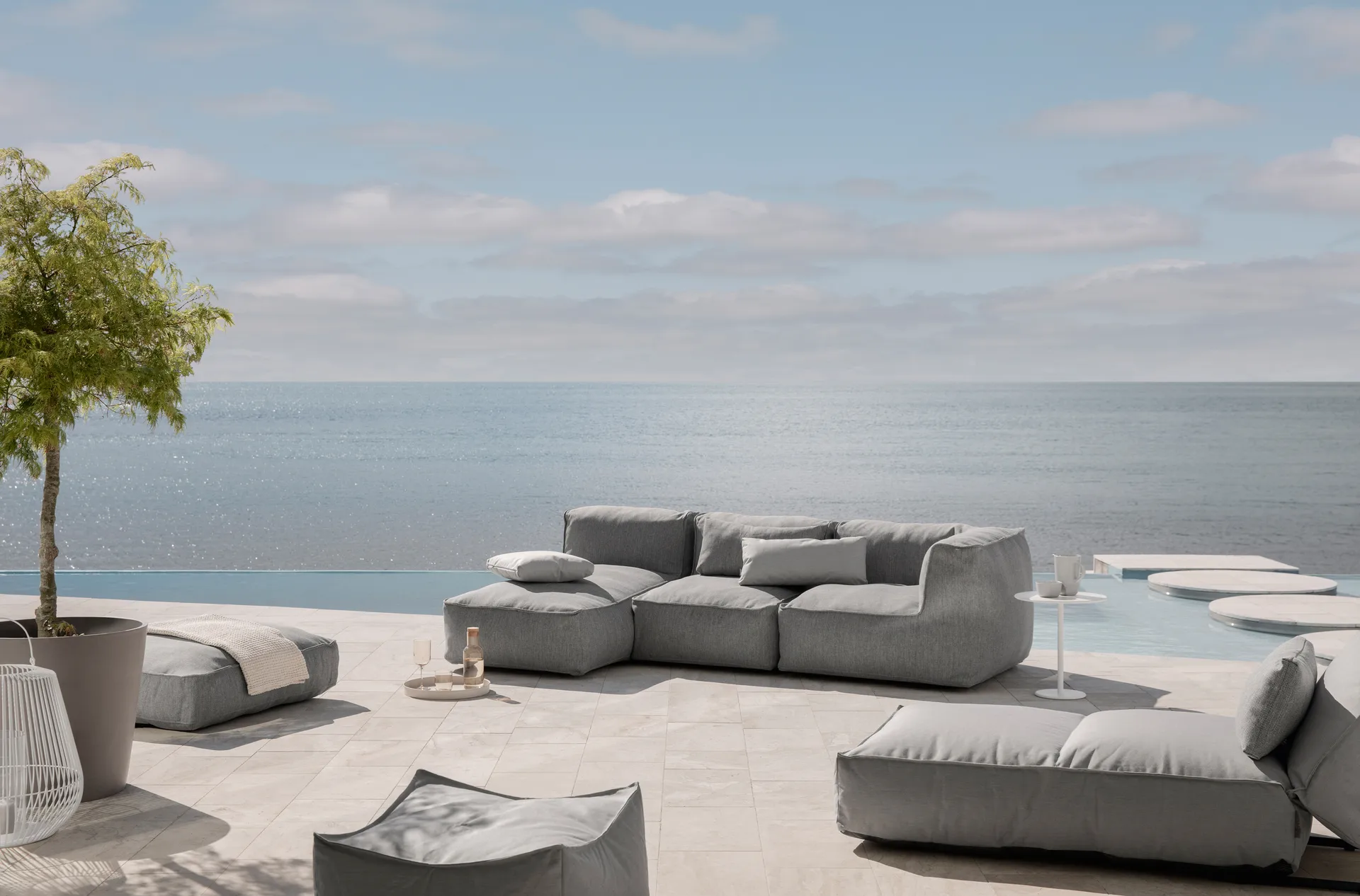 Grow modulsofa kombinasjon F blomus