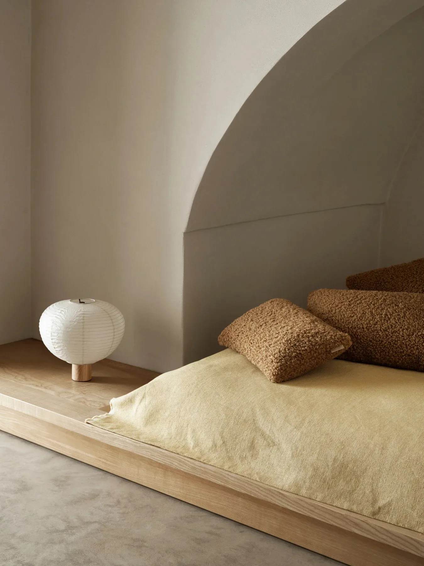 Kami bordlampe, Eik, Ø32 cm blomus