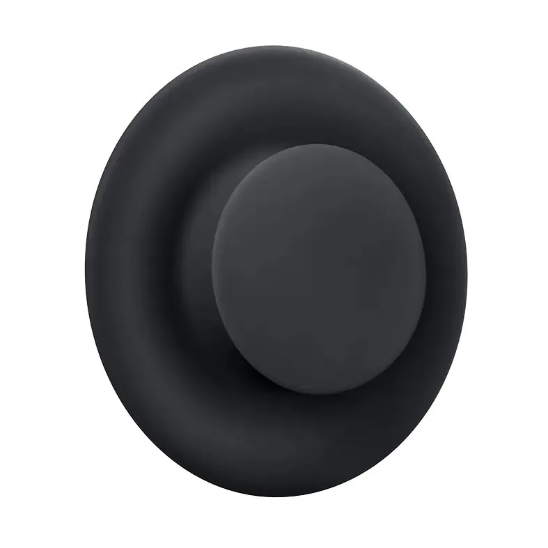 Kapi dusjskrape med krok, Svart blomus