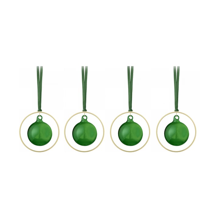 KITAI juletrekule 8,5 cm 4-pakning - Duck green - Blomus