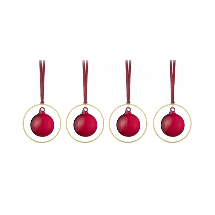 KITAI juletrekule 8,5 cm 4-pakning - Port - Blomus