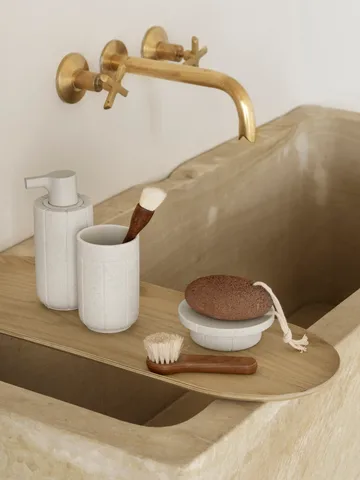 Kua tannbørstekrus - Moonbeam, Ø7x11 cm - blomus