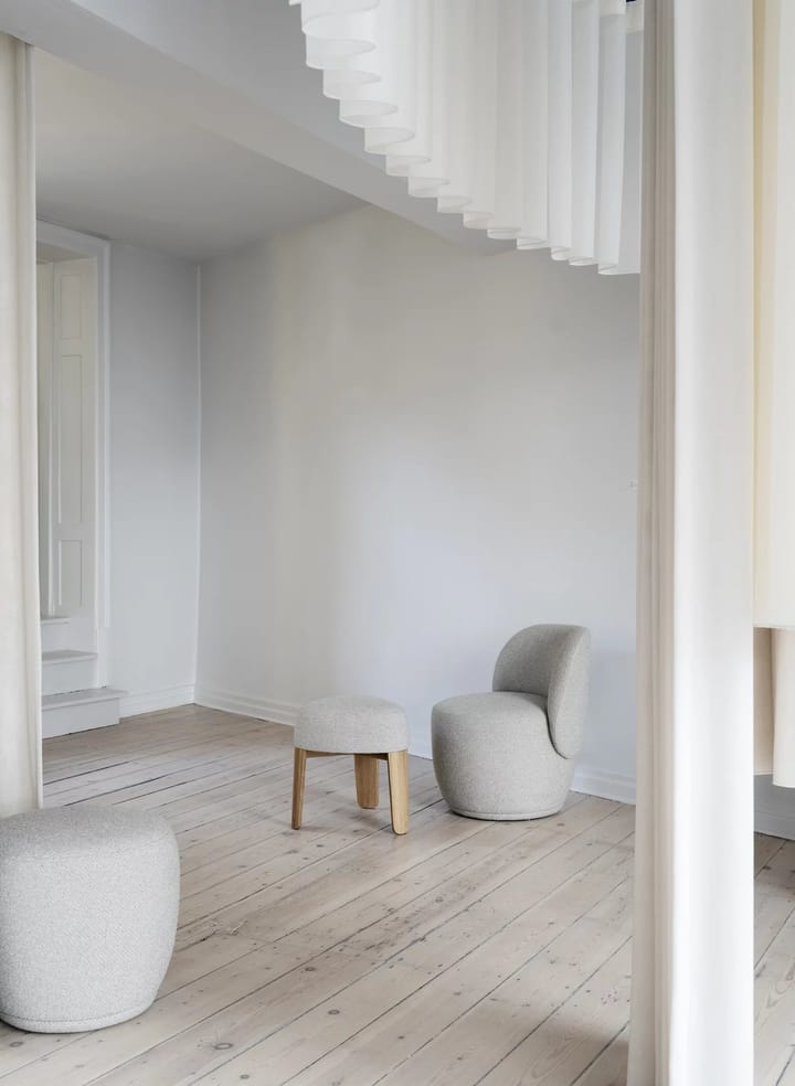 Kuon lenestol, Boucla beige Blomus