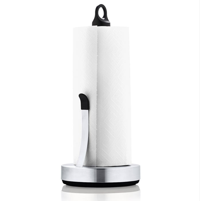 blomus Loop trkepapirholder Rustfritt stål | Skandinavisk Design | Tørkerullholder | Sølv