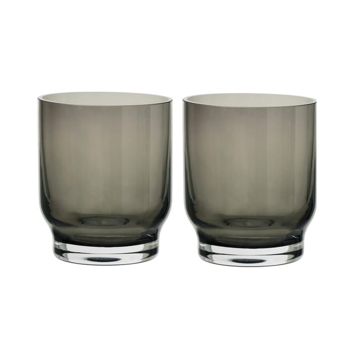 Lungo drikkeglass 25 cl 2-pakning, Smoke Blomus