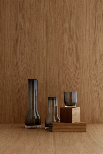 Lungo vannkaraffel 0,6 l - Smoke - Blomus