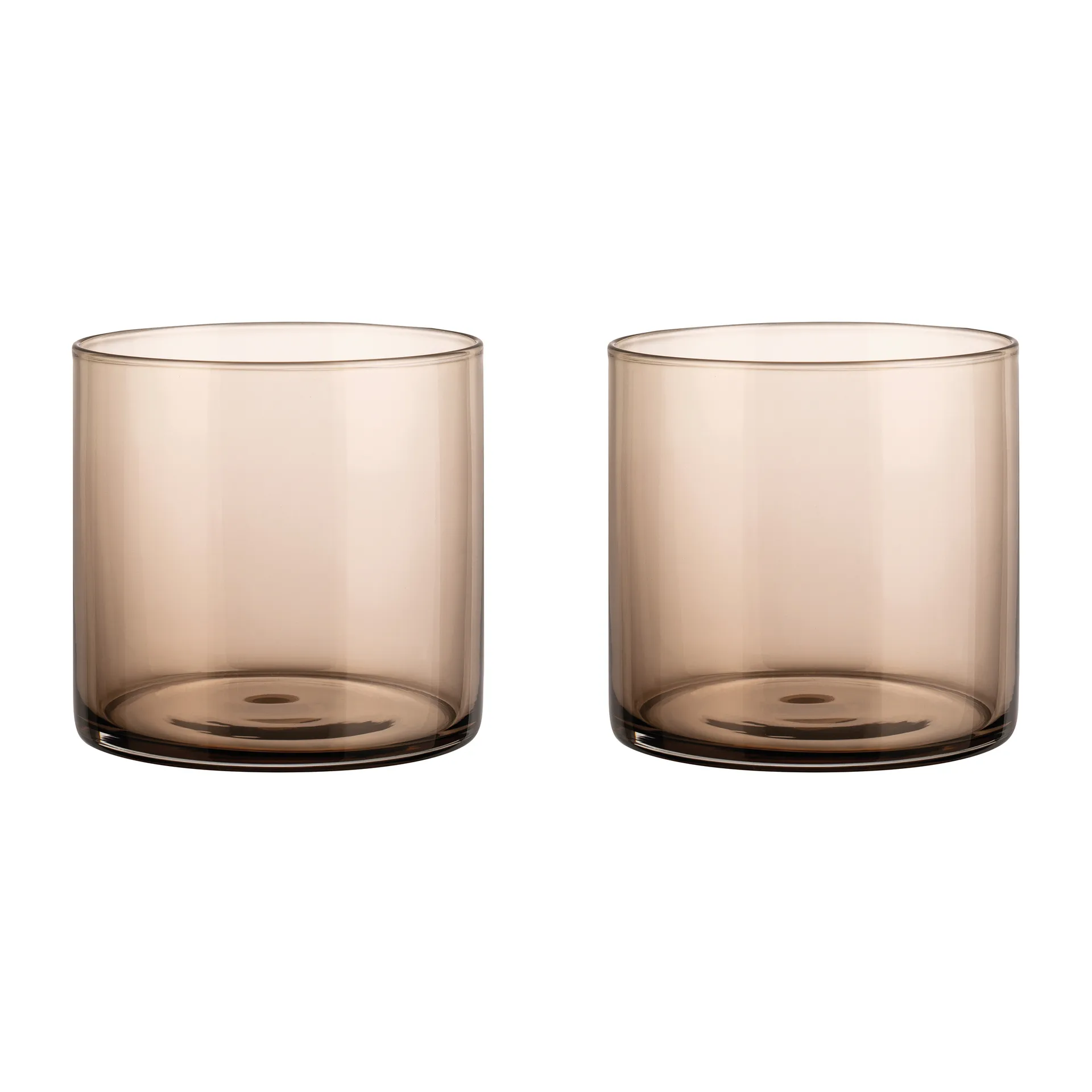 Mera glass 20 cl 2-pakning, Coffee blomus