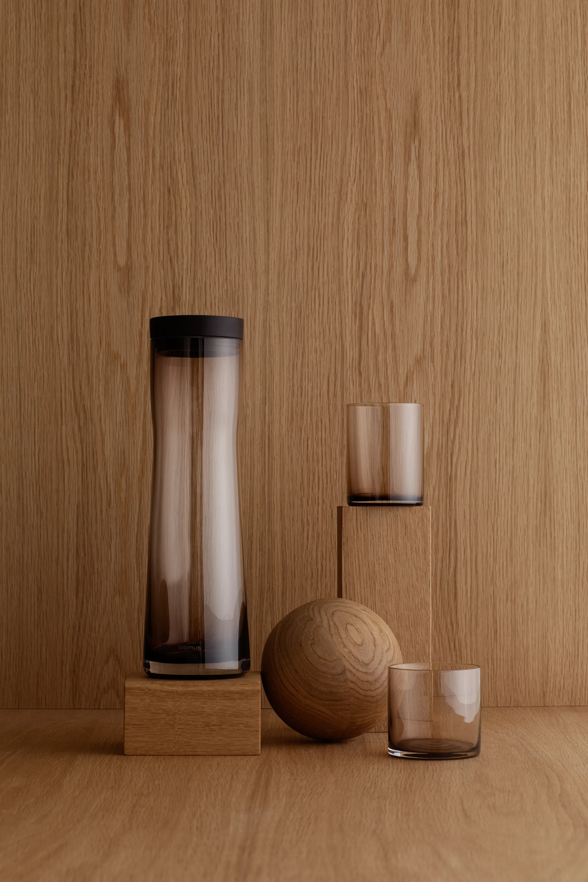 Mera glass 20 cl 2-pakning, Coffee blomus