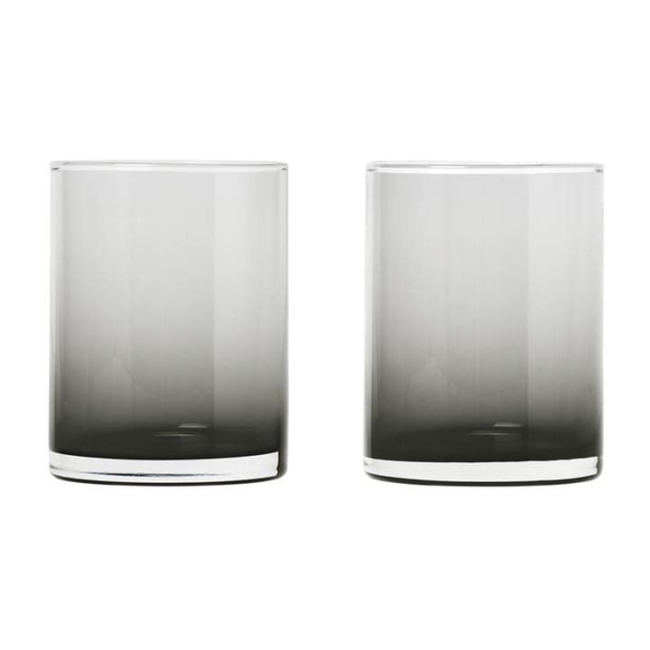 Mera glass 22 cl 2-pakning - Smoke - blomus