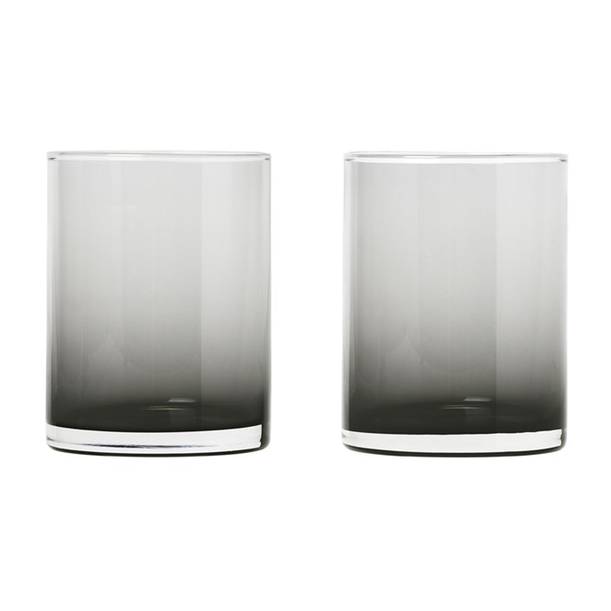 blomus Mera glass 22 cl 2-pakning | Skandinavisk Design | Vannglass | Grå