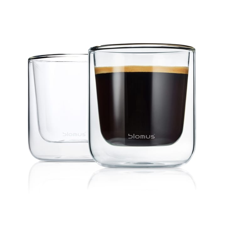 Nero isolerande kaffeglass 2-stk. - Klar - Blomus