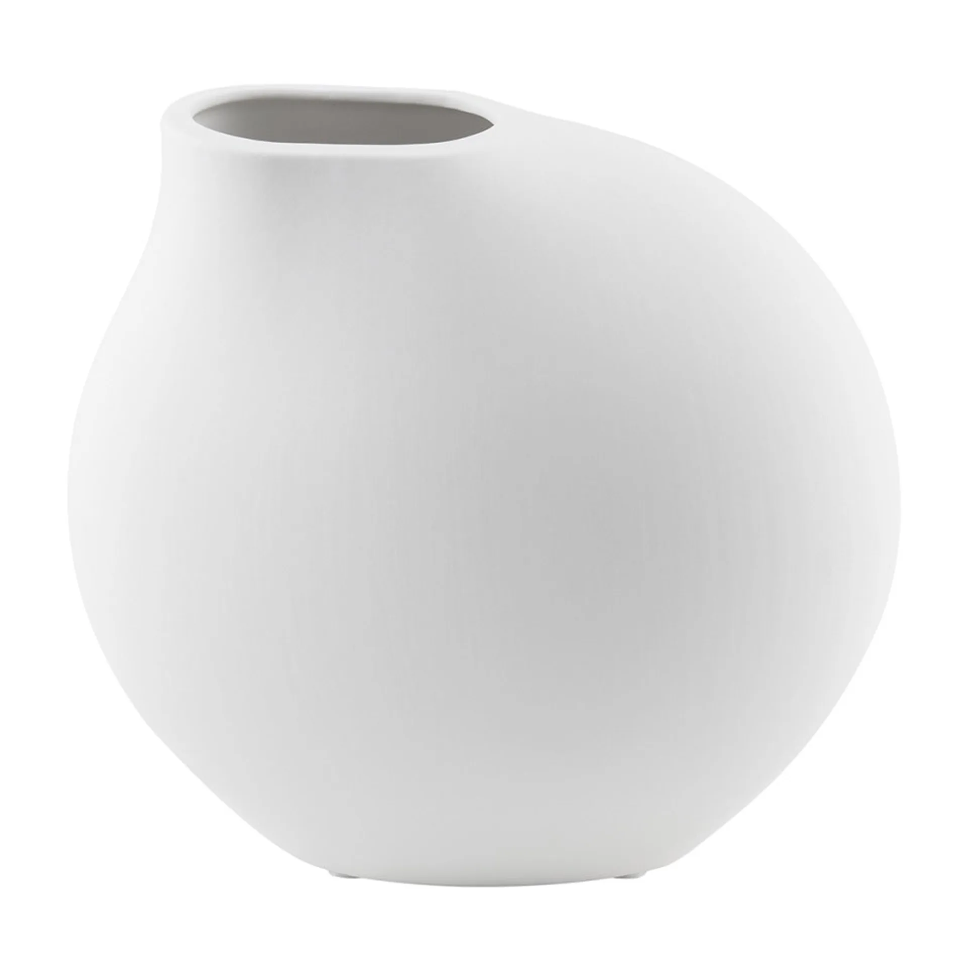 Nona vase hvit, 14 cm blomus