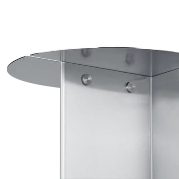 ORU benk 80x45 cm - Matt rustfritt stål - Blomus