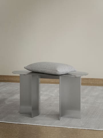ORU benk 80x45 cm - Matt rustfritt stål - Blomus