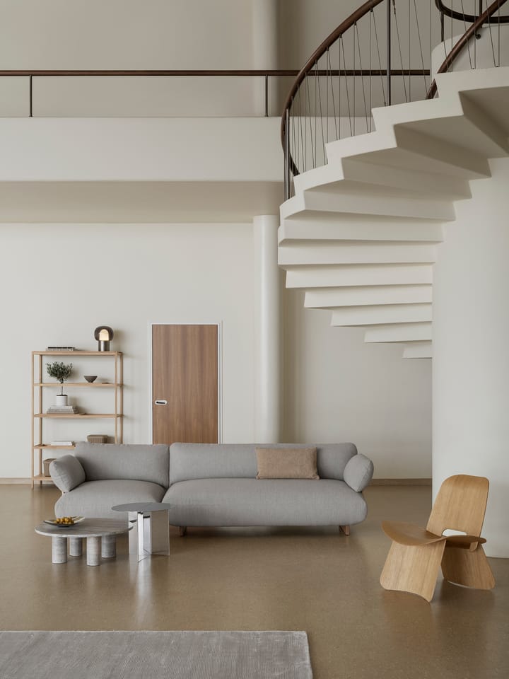 ORU sidebord M Ø50 cm, Polert rustfritt stål Blomus