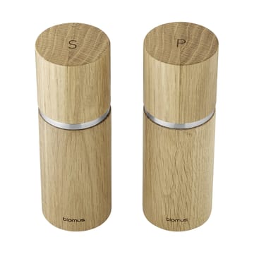 Pepe Salt- og pepperkvernsett 15 cm - Eik - Blomus