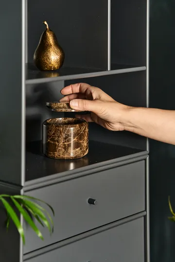 Pesa forvaringseske Ø 9 cm - Brun - blomus