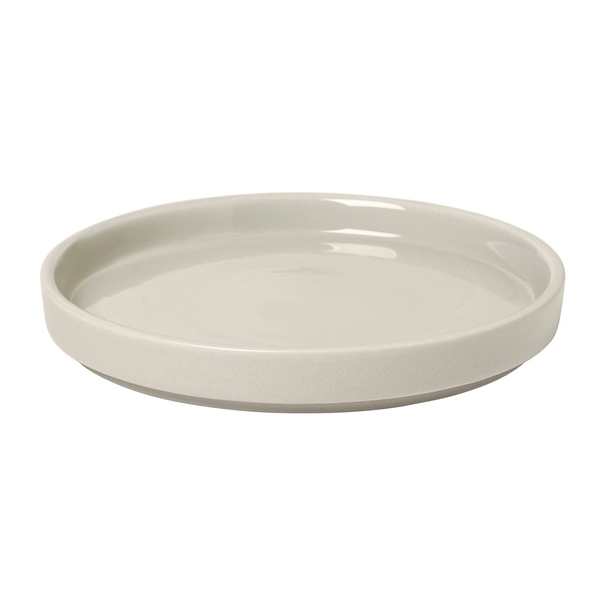 blomus Pilar asjett Ø 14 cm Moonbeam