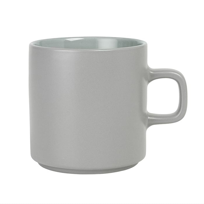 blomus Pilar kopp 25 cl Mirage grey | Skandinavisk Design | Kaffekopper | Grå