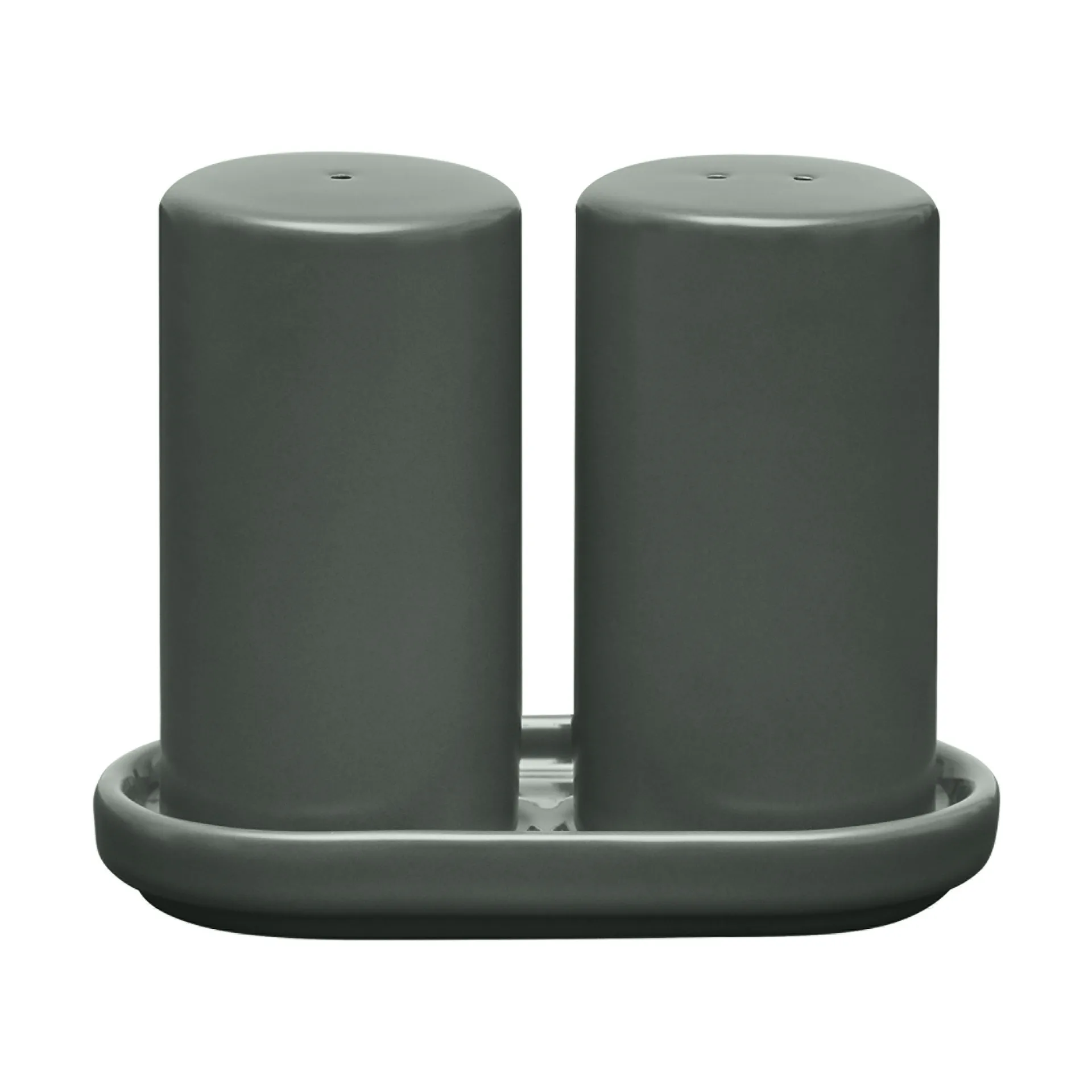 Pilar salt- og pepperkar 2 deler, Agave Green, Ø4,5x11,5 cm blomus