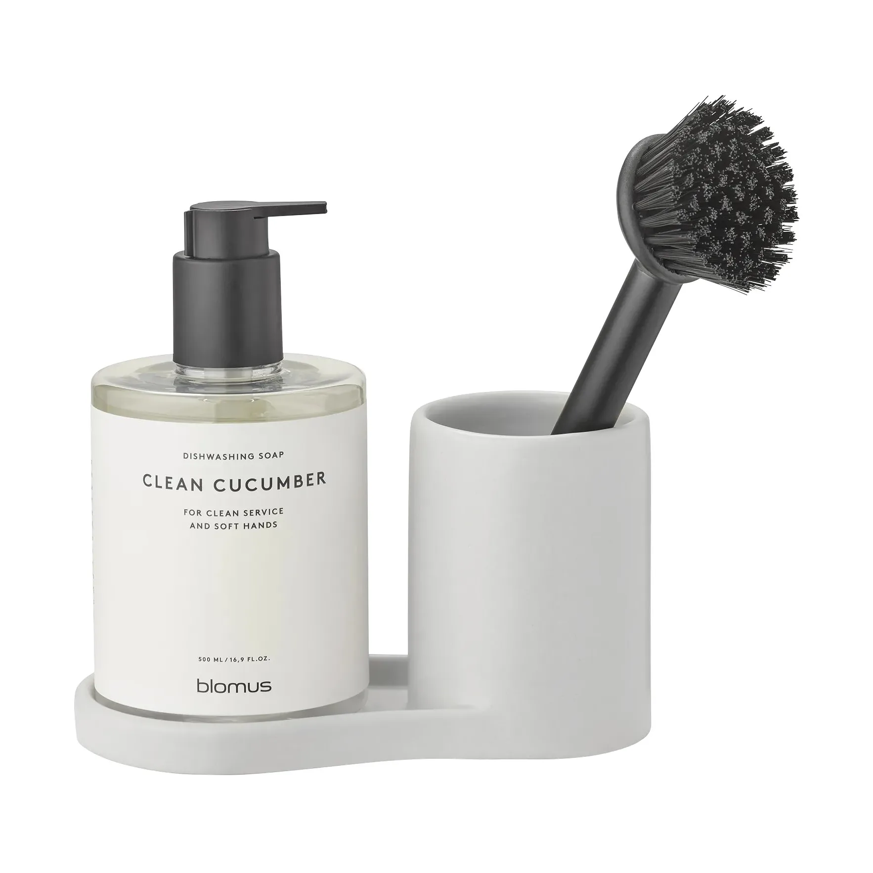 Piro oppvaskbørste- og såpedispenser, Satellitt blomus