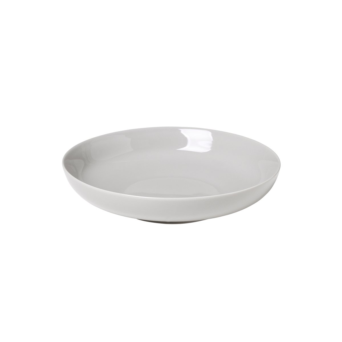 blomus Ro dyp tallerken 22 cm Nimbus cloud | Skandinavisk Design | Dype tallerkener | Grå