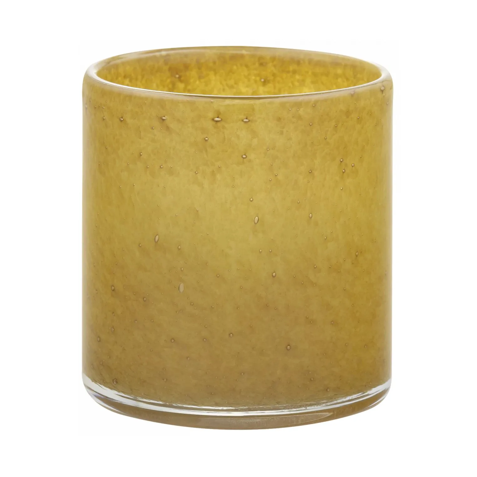 SAGA telysestake M Ø12 cm, Tan blomus