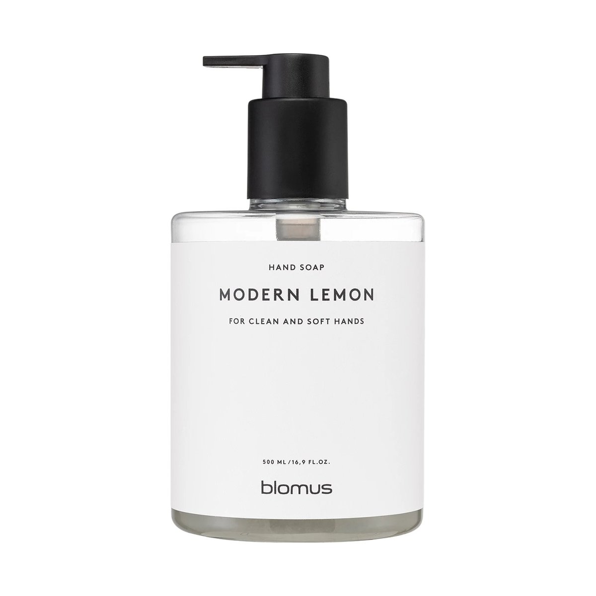 blomus Satomi håndsåpe 500 ml Modern Lemon | Skandinavisk Design | Såper & Håndkrem | Hvit