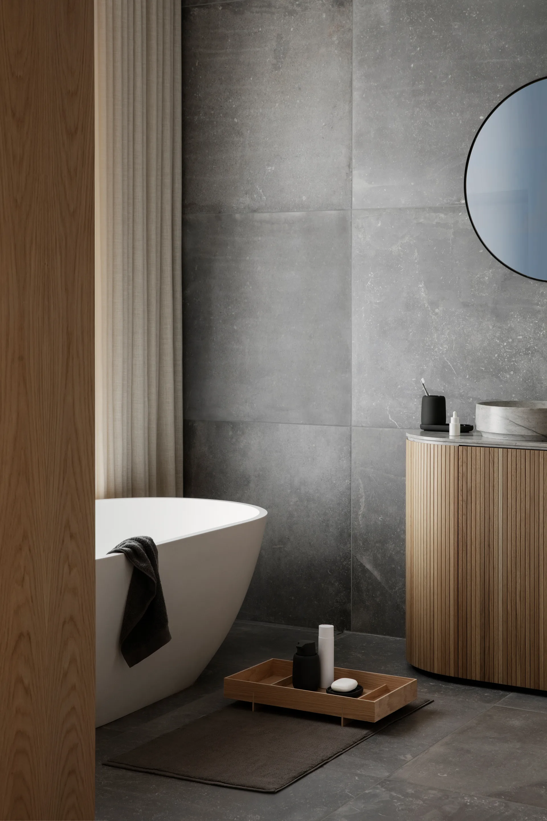 Sono tannbørstekopp 30 cl, Svart blomus