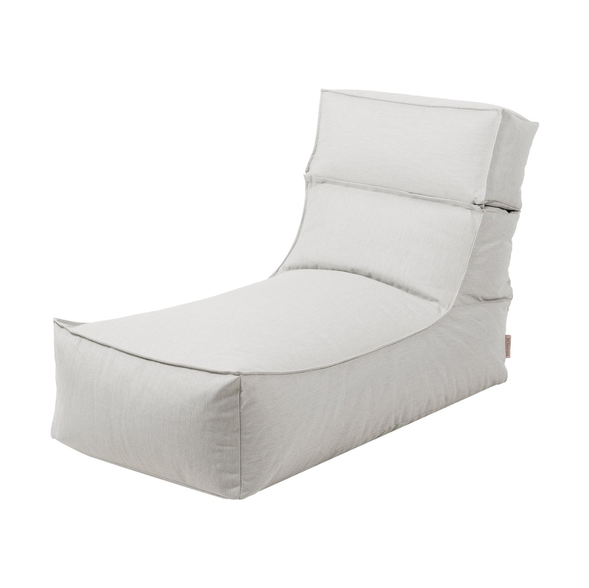 blomus STAY loungestol sittepuff 60x120 cm Cloud | Skandinavisk Design | Hagestoler | Grå