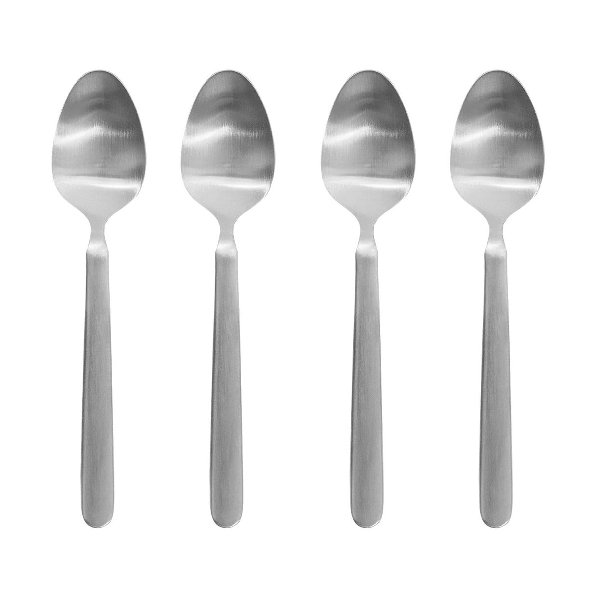 blomus STELLA espressoskje sølv 4-pakning 11 cm