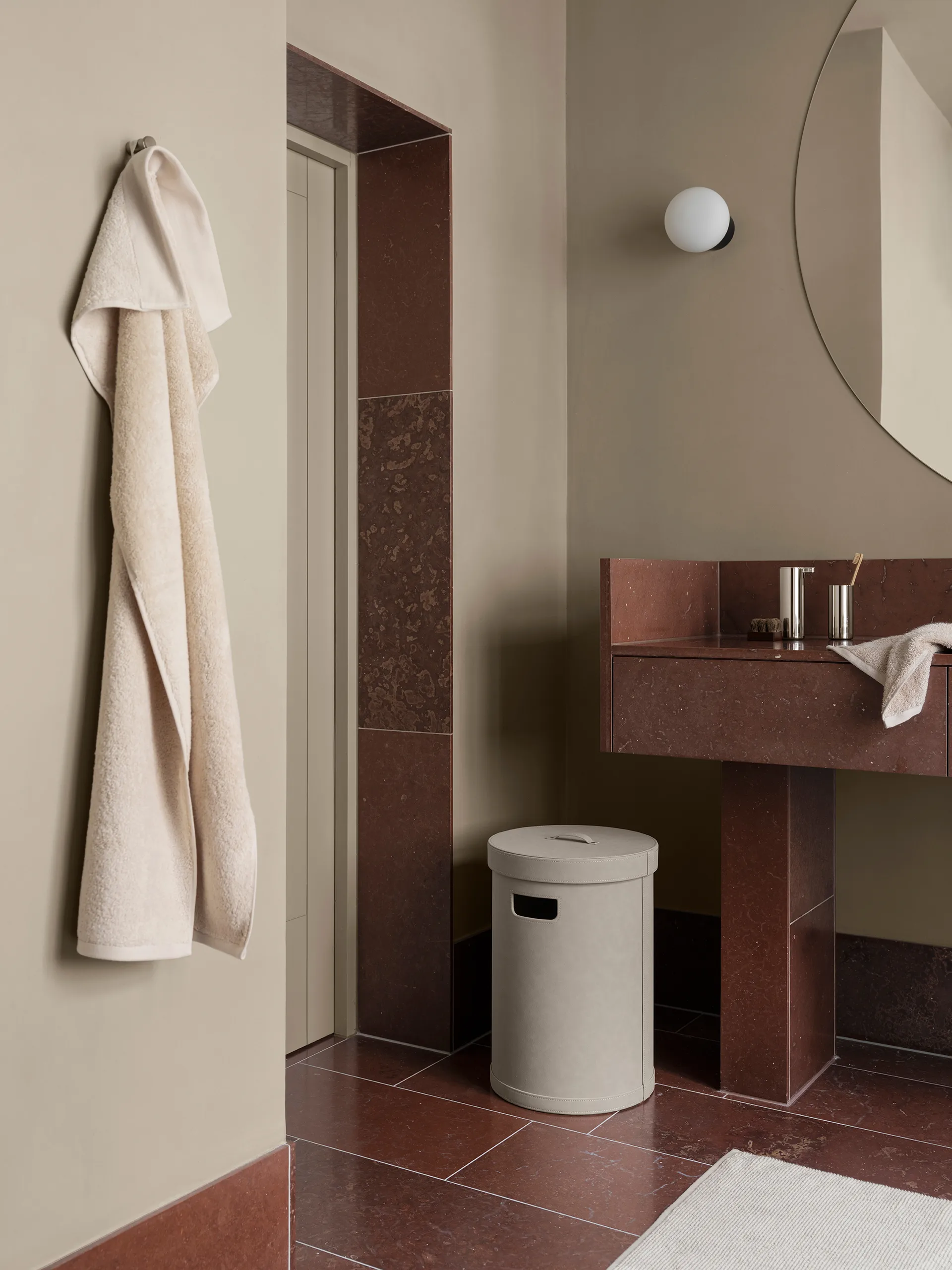 Tuyo baderomsmatte, Moonbeam, 60x60 cm blomus