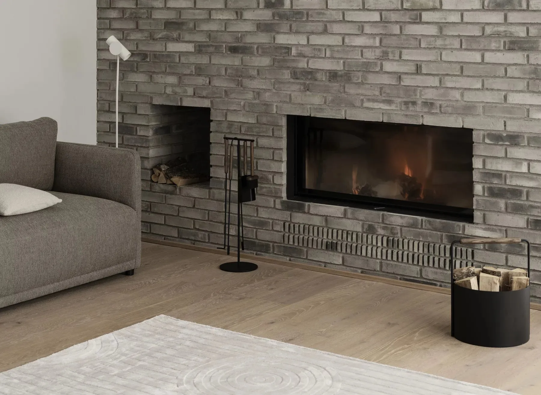 Uzu teppe L 200x300 cm, Beige blomus