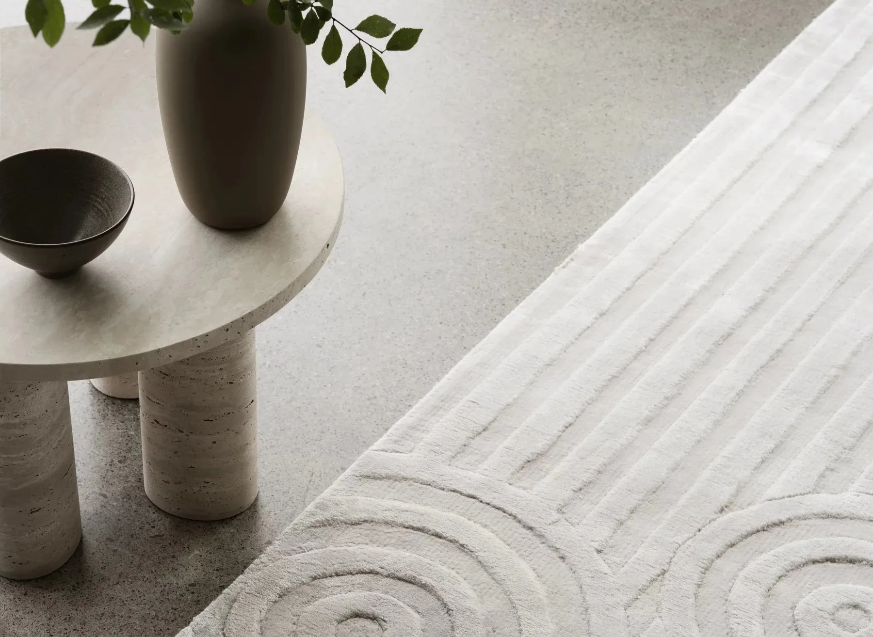 Uzu teppe S 140x200 cm, Beige blomus