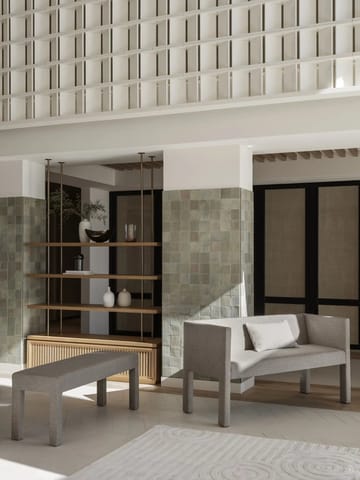 Uzu teppe S 140x200 cm - Beige - Blomus