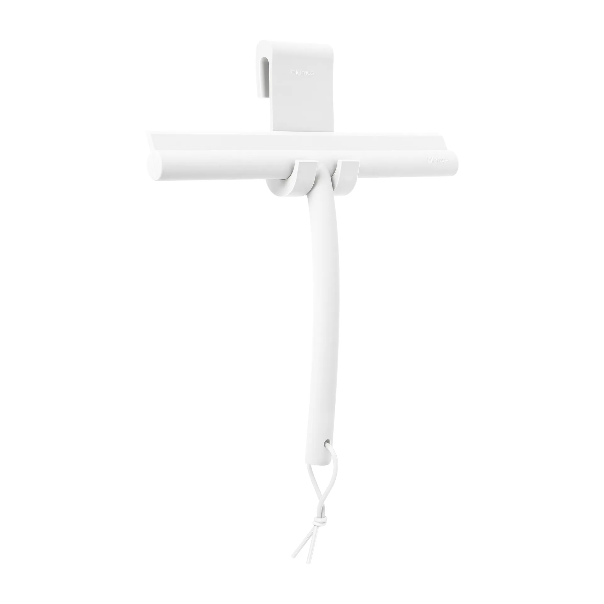 Vipo dusjskrape med knagg, Hvit blomus