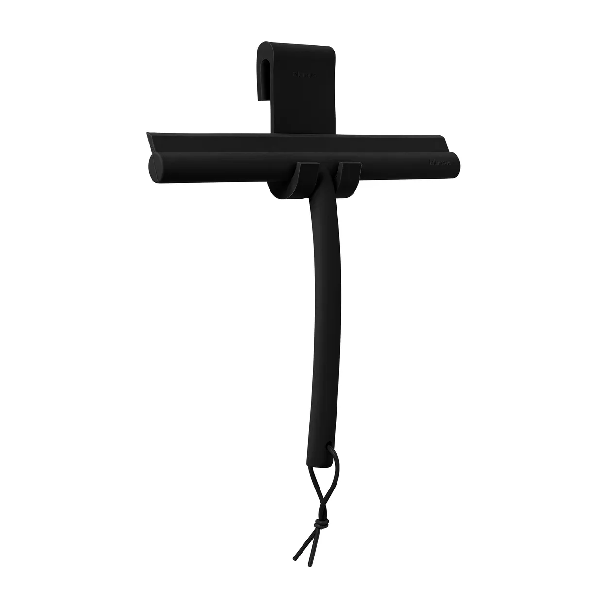 blomus Vipo dusjskrape med knagg Svart