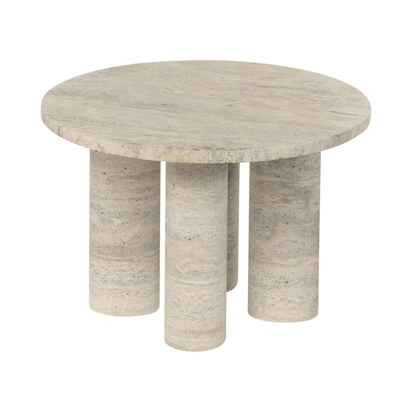 Bilde av blomus Volos sidebord S Ø52 cm Travertine