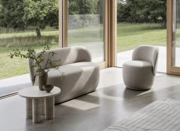 Volos sidebord S Ø52 cm - Travertine - Blomus