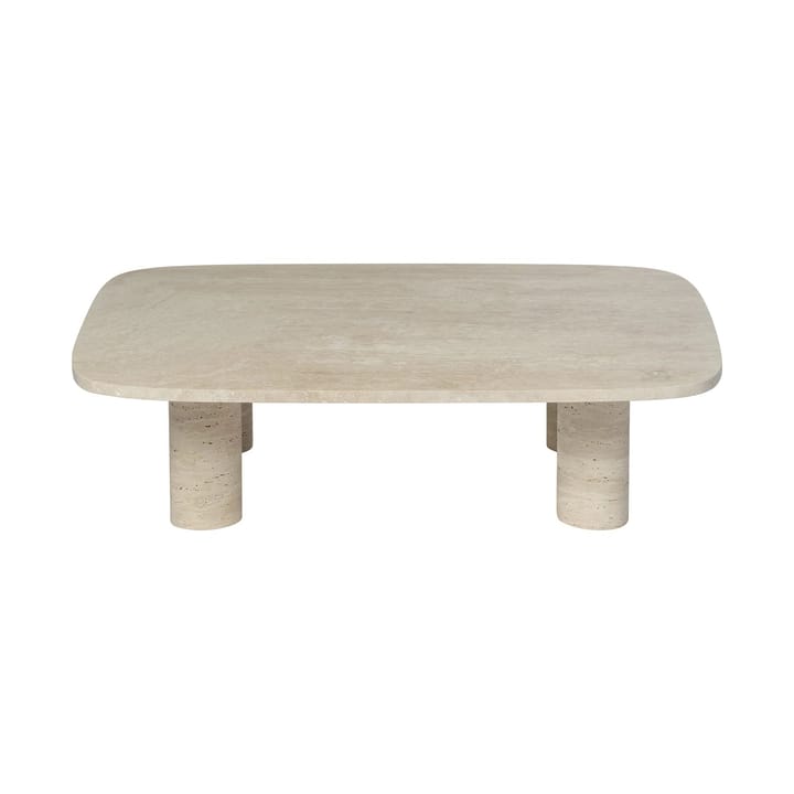Volos sofabord L 100x70 cm, Travertine Blomus