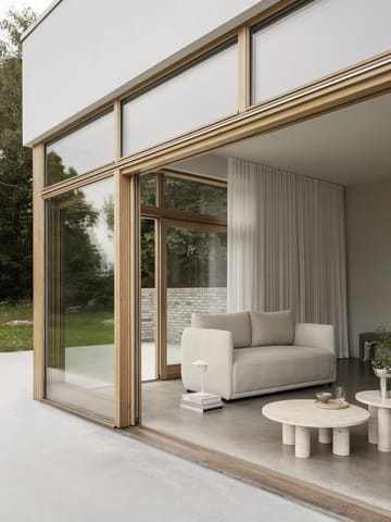 Volos sofabord L Ø75 cm - Travertine - Blomus