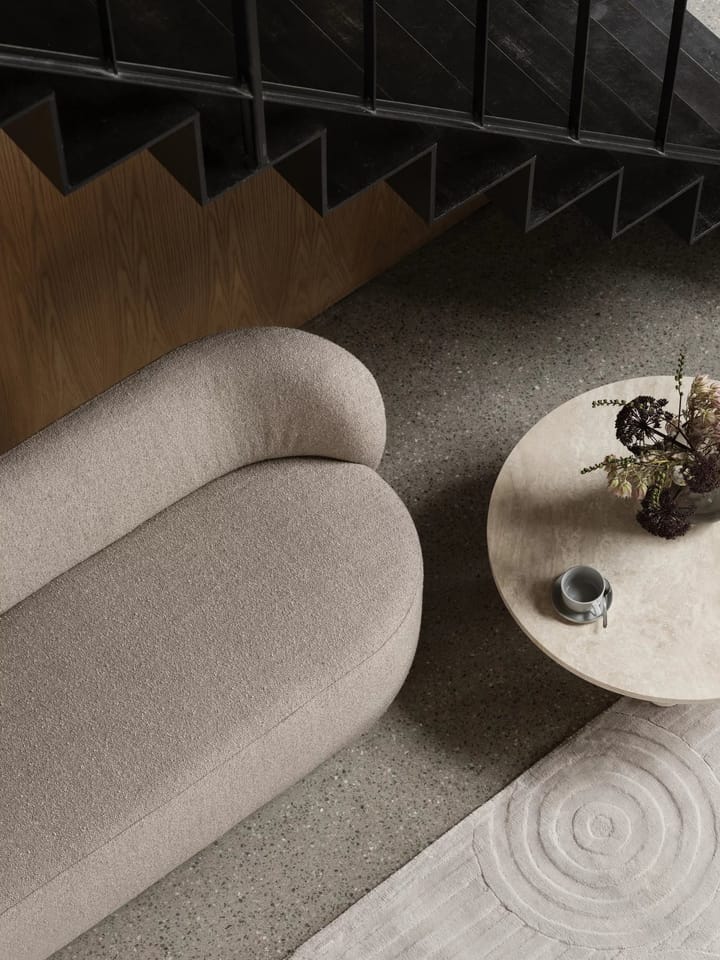 Volos sofabord L Ø75 cm, Travertine Blomus