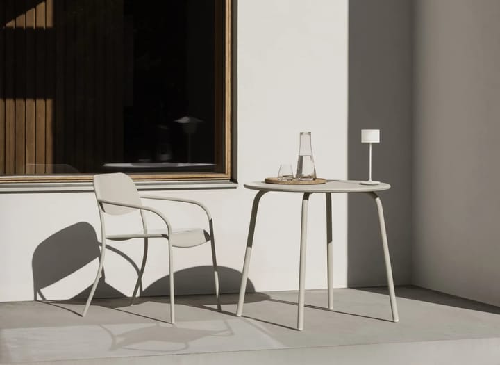 YUA Bistro Table bord Ø80 cm, Silk Grey Blomus