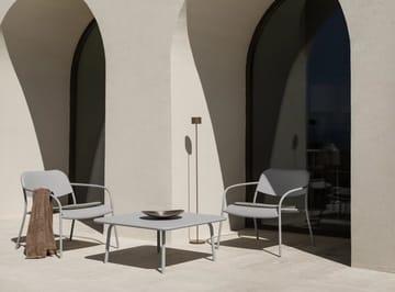YUA Lounge Table bord 80x80 cm - Silk Grey - Blomus