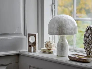 Adria bordlampe - Nature, Mother of pearl - Bloomingville