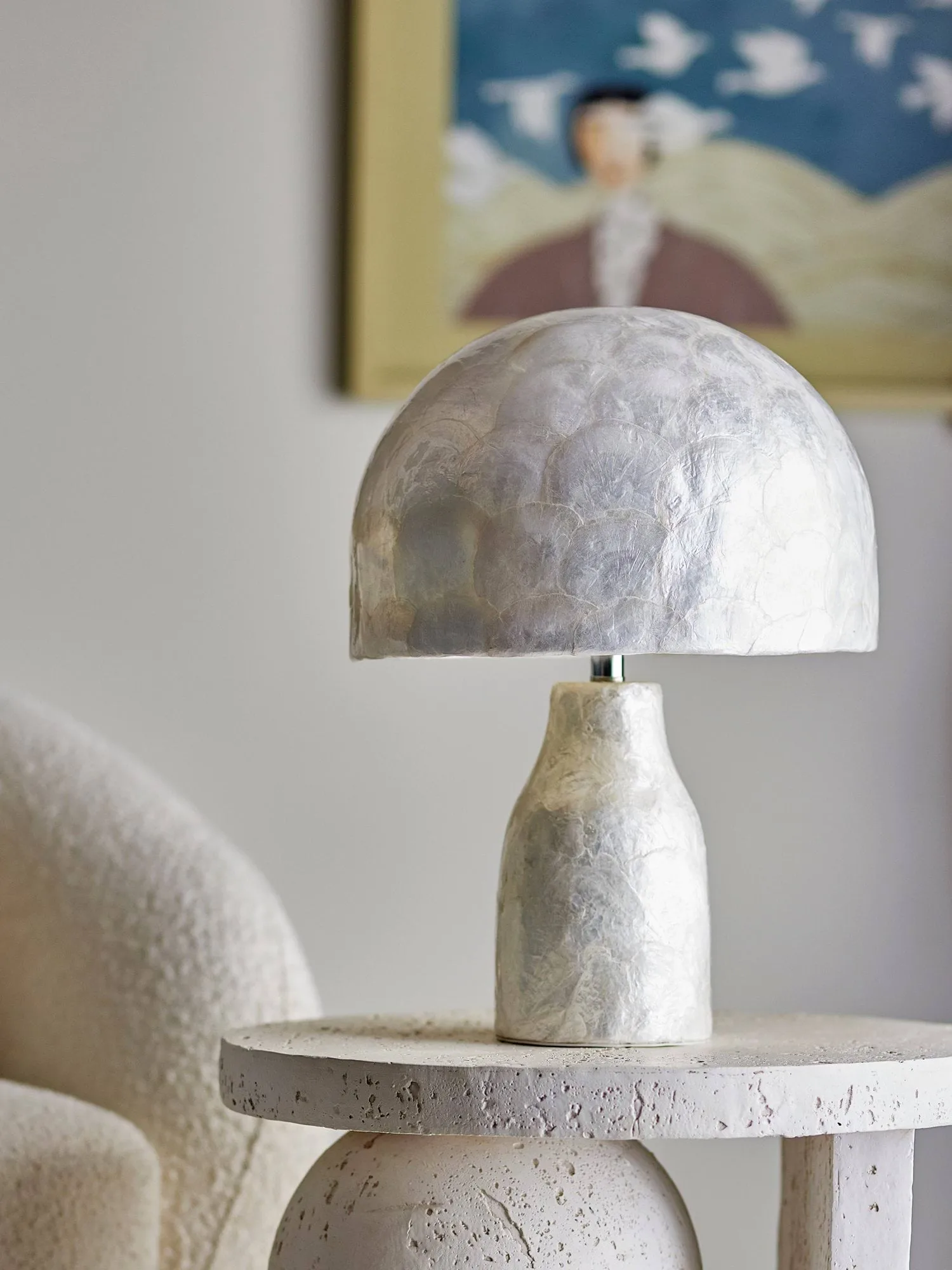 Adria bordlampe, Nature, Mother of pearl Bloomingville