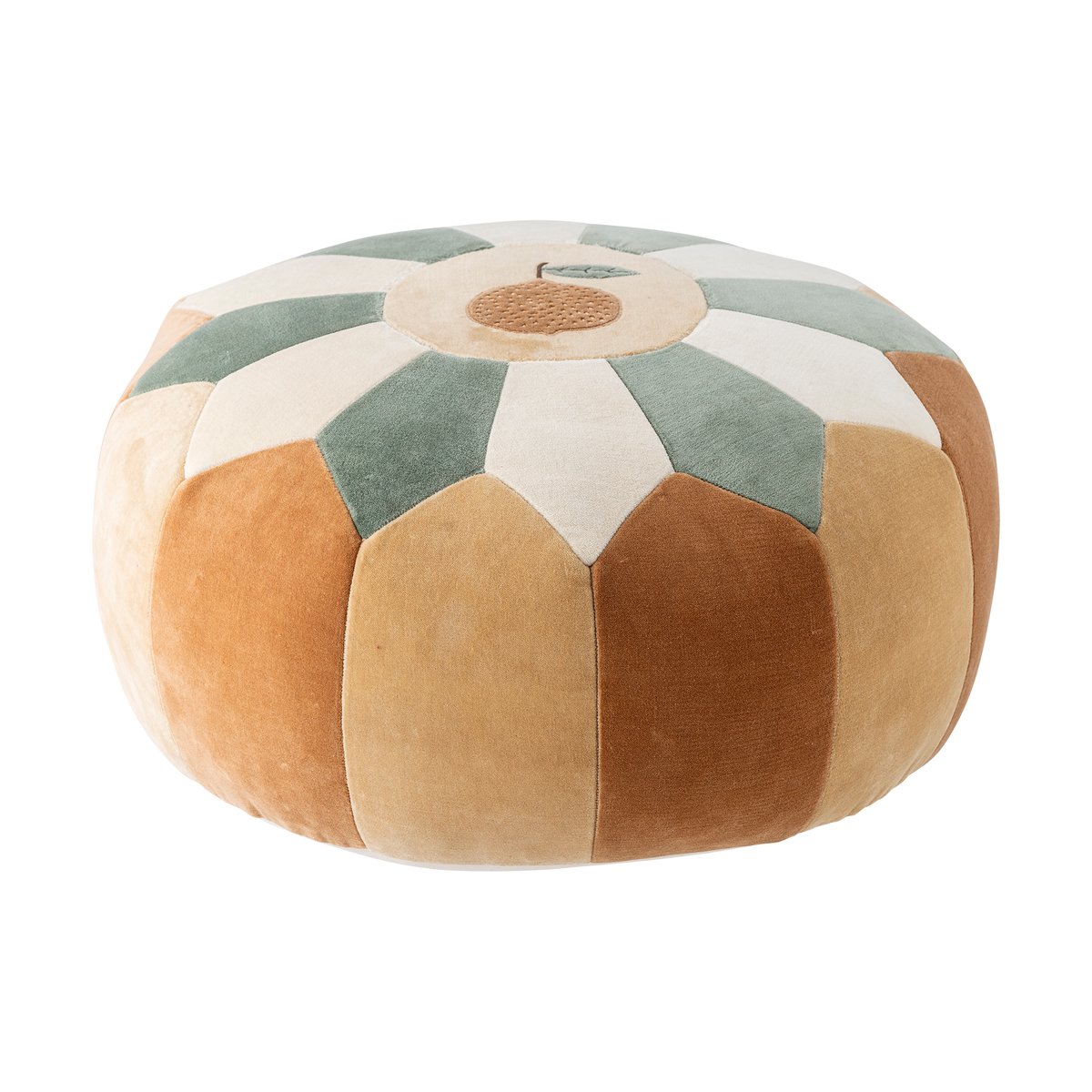Bloomingville Agnes sittepuff Ø50x30 cm Brun